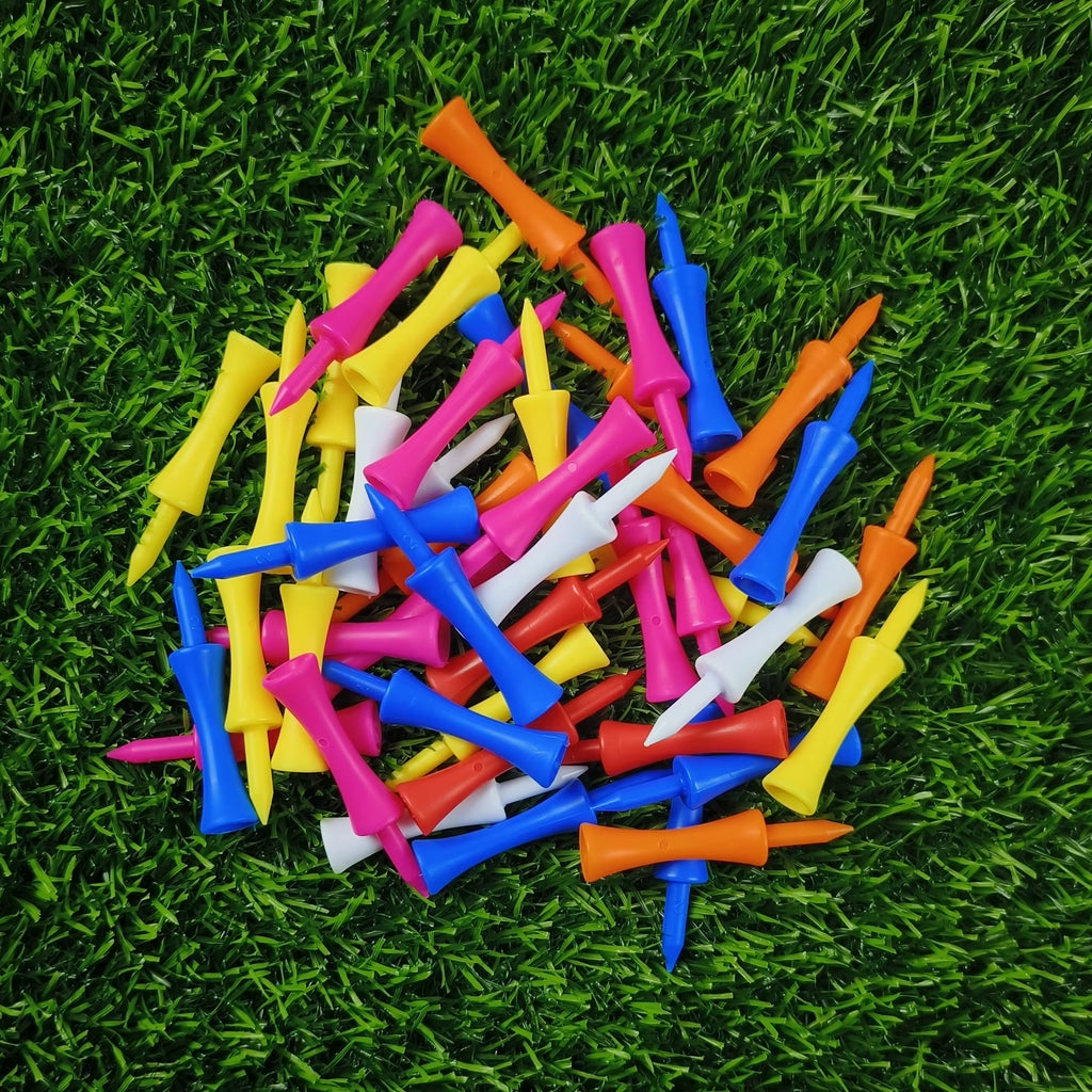 50Pcs Professional 59Mm Golf Tee Golf Supplies New Golf Practice Products Golf Accessories Golf Limit Nail Plastic Ball Holder