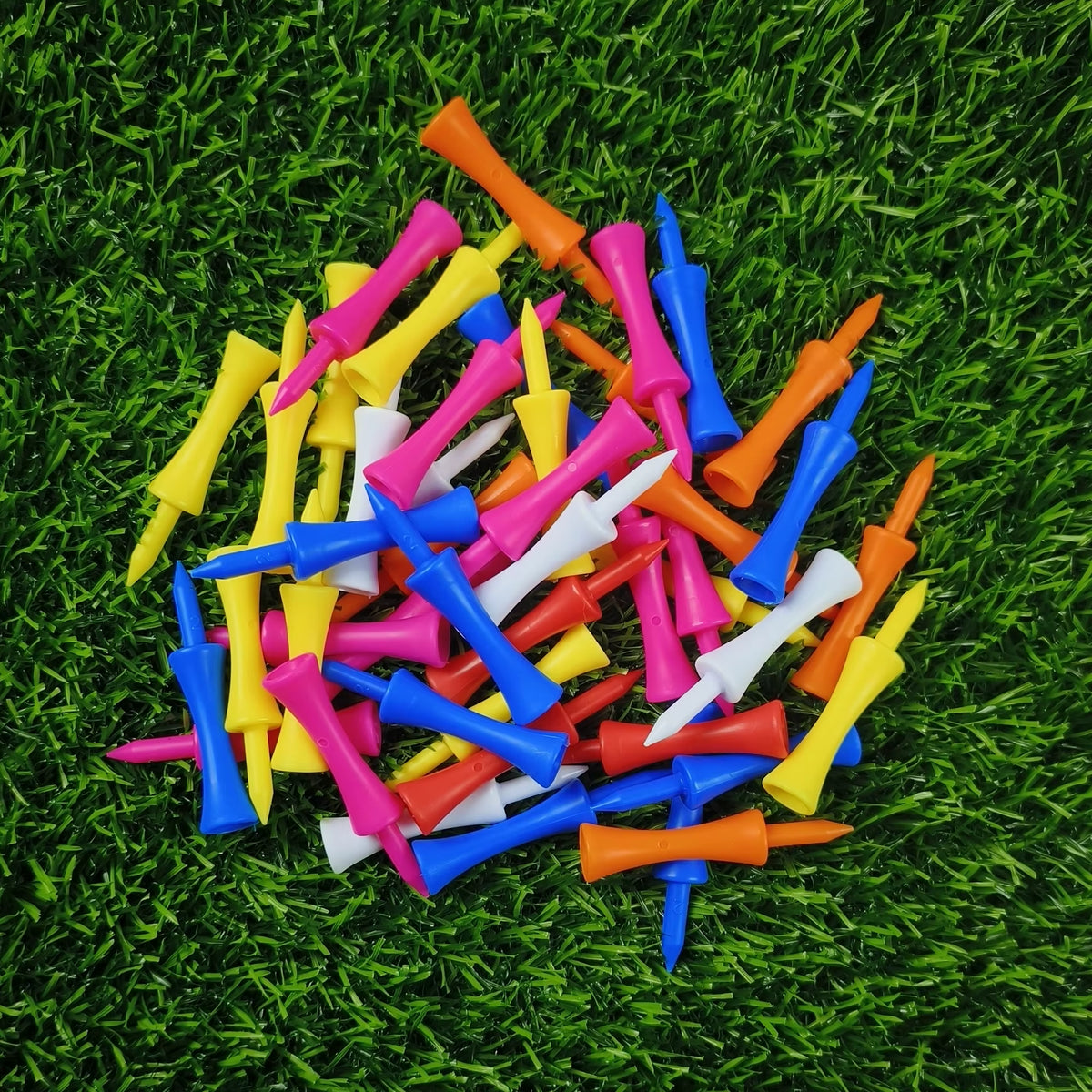 50Pcs Professional 59Mm Golf Tee Golf Supplies New Golf Practice Products Golf Accessories Golf Limit Nail Plastic Ball Holder