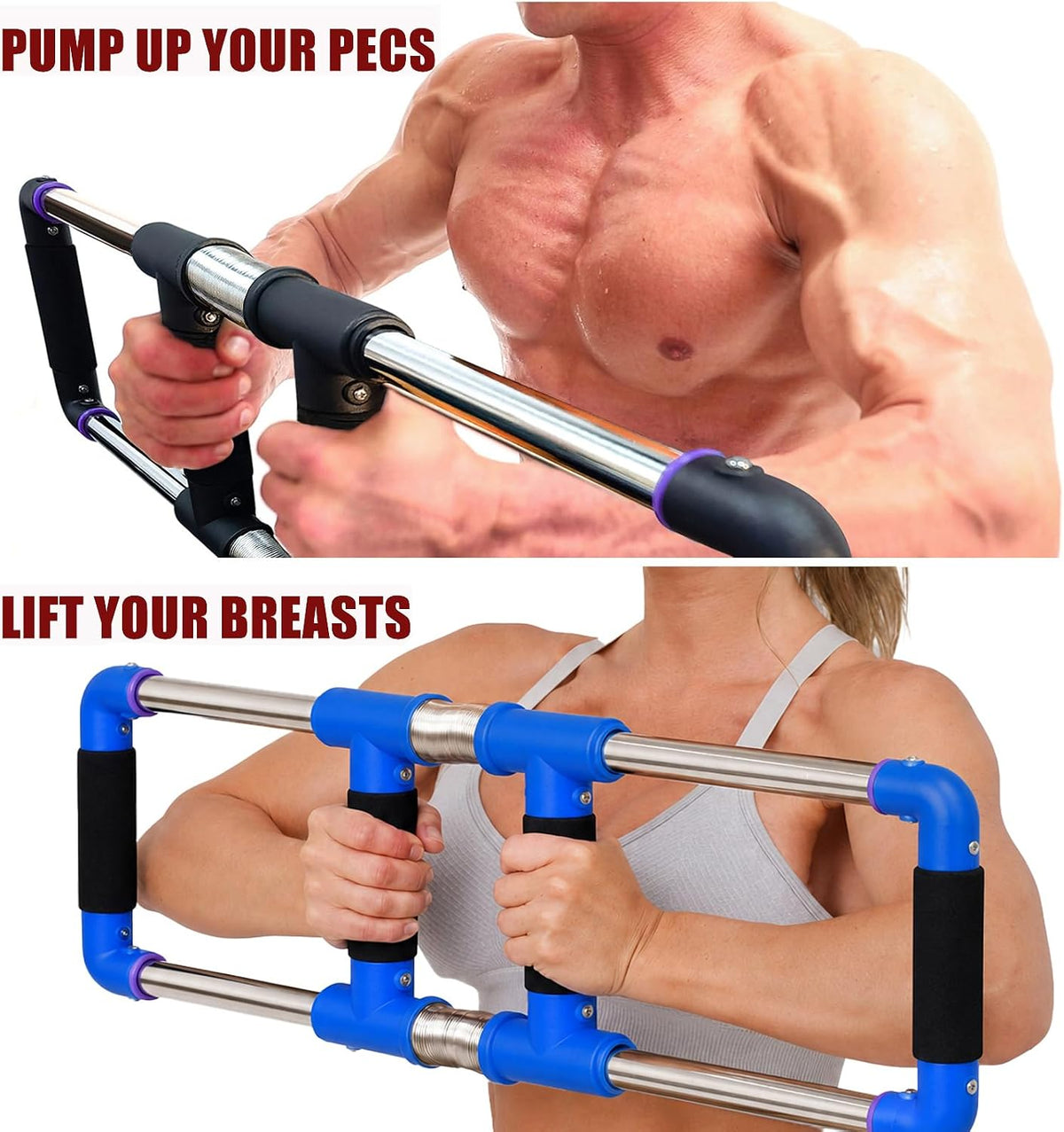 Push down Bar - Chest Workout Equipment for Home Gym