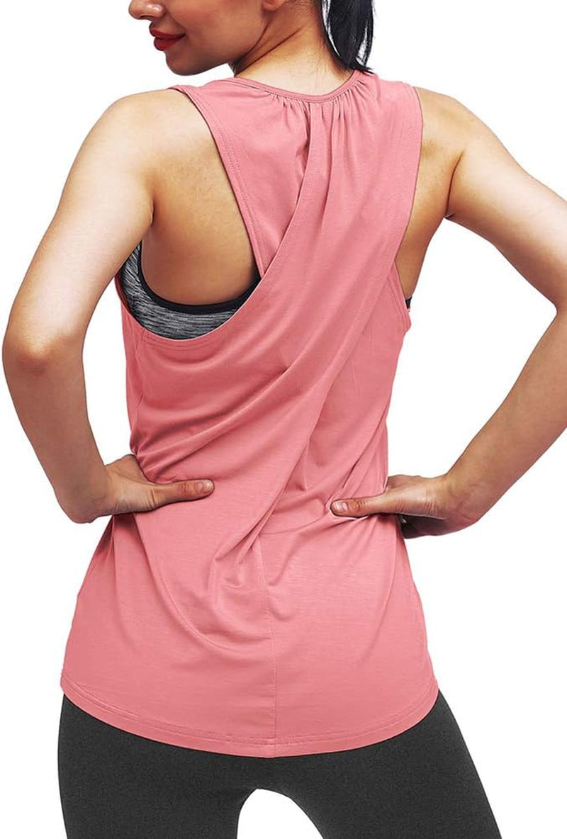 Workout Tops for Women Yoga Shirts Athletic Tank Gym Clothes