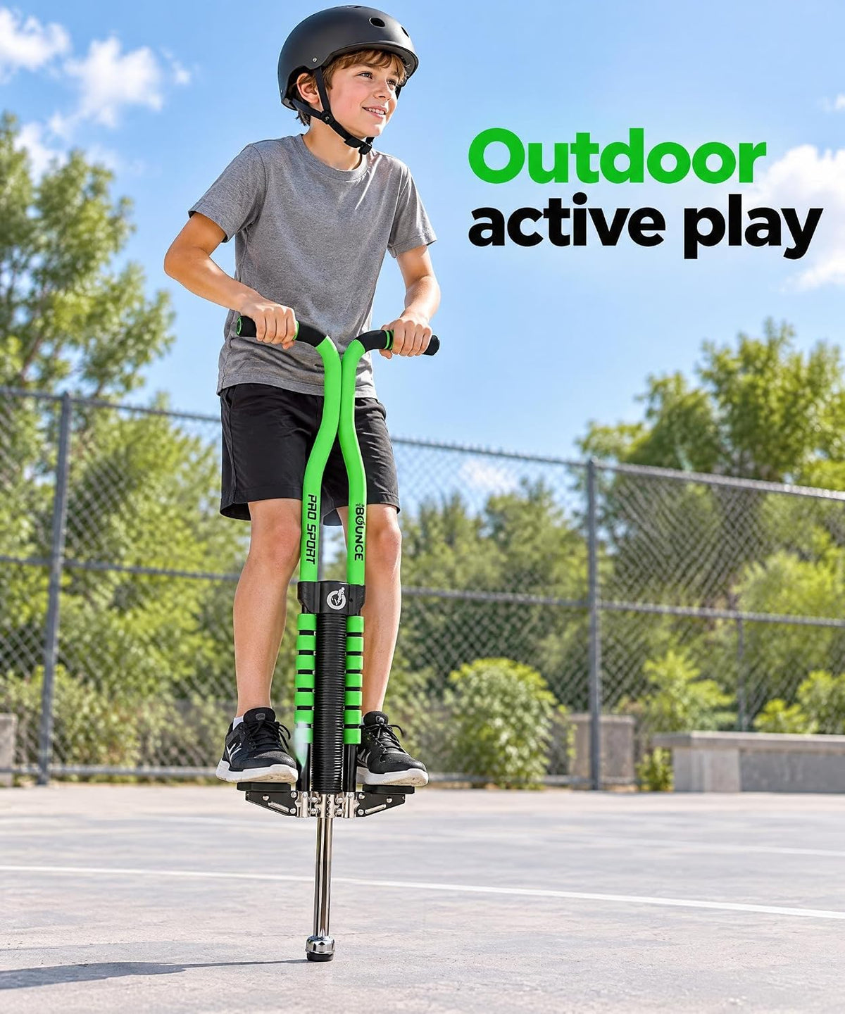 Pogo Stick for Kids - Pogo Sticks for Ages 9 and Up, 80 to 160 Lbs - Pro Sport Edition, Quality, Easy Grip, Pogostick for Hours of Wholesome Fun
