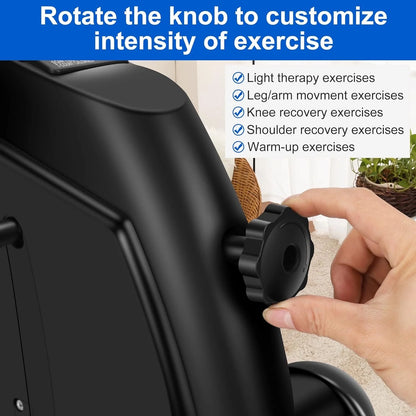 Multi-Function Mini Digital under Desk Bike Stepper Foot Pedal Exerciser,Pedal Exerciser for Senior