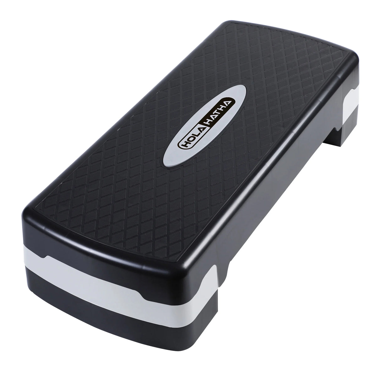 Adjustable Step Aerobics Platform, 4 to 6 in Height, Black
