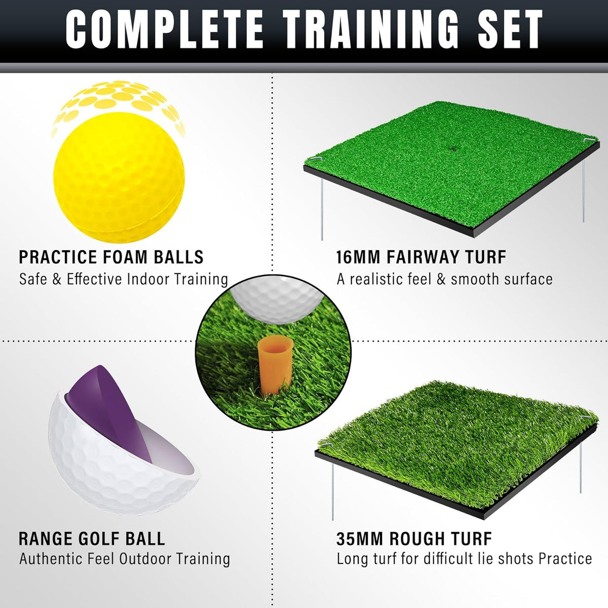 Pop-Up Golf Chipping Net for Short Game Practice