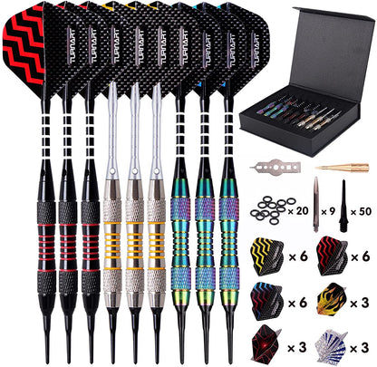 Darts Plastic Tip 9 Pcs 18 Grams Professional Soft Tip