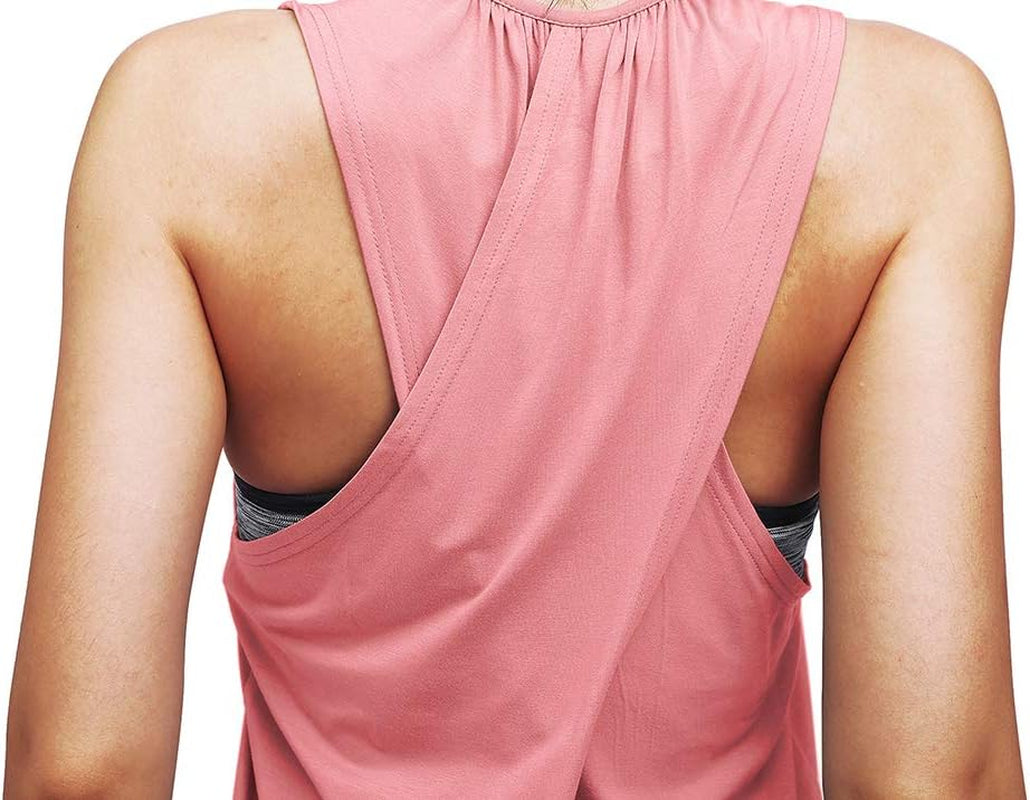 Workout Tops for Women Yoga Shirts Athletic Tank Gym Clothes