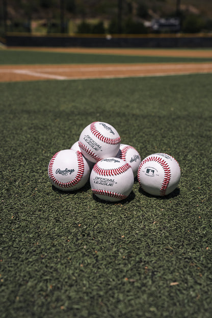 (6 Pack)  Official League OLB3 Recreational Use Baseball, 8U
