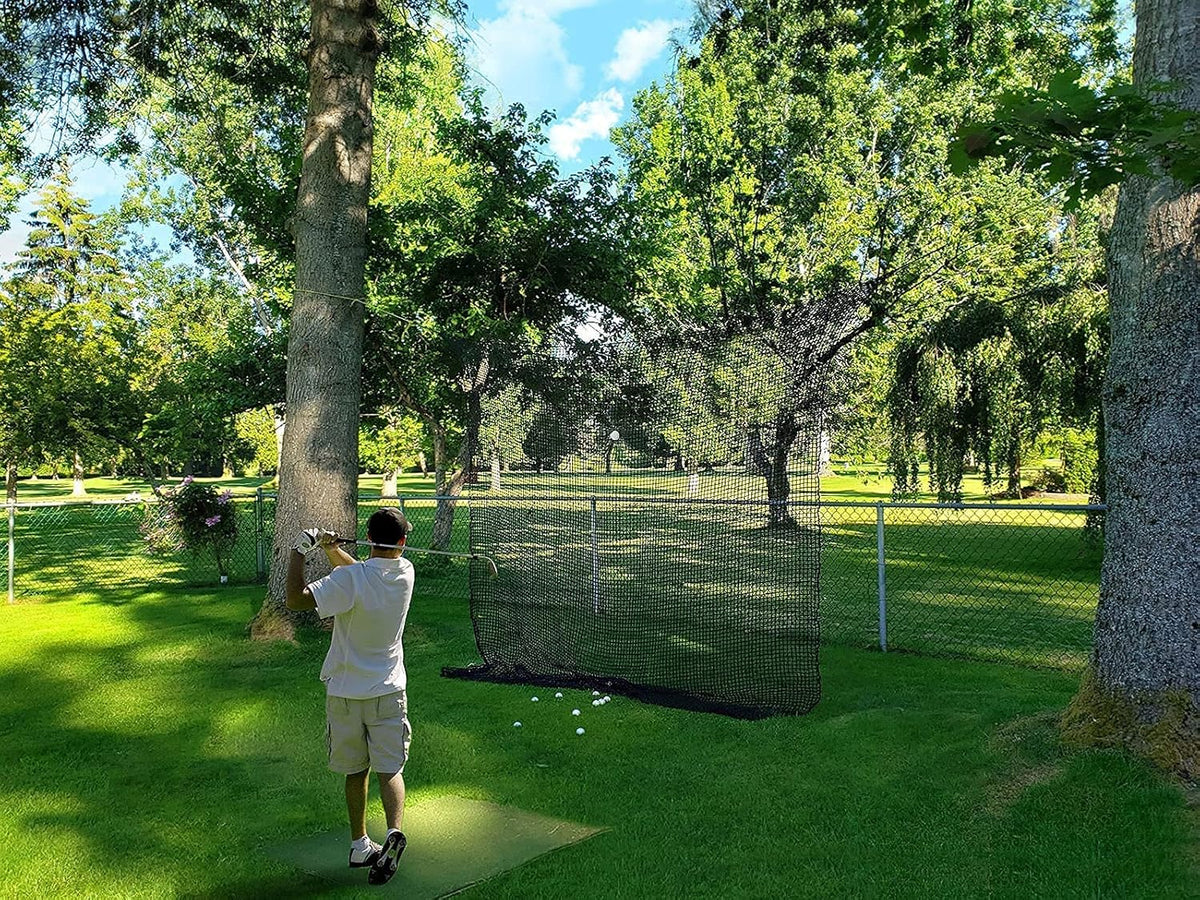 Golf Practice Net - Heavy Duty Nylon Netting, 10X10Ft/10X15Ft/10X20Ft