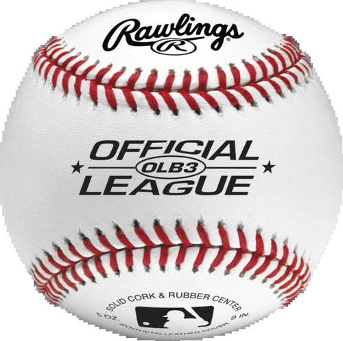 (6 Pack)  Official League OLB3 Recreational Use Baseball, 8U