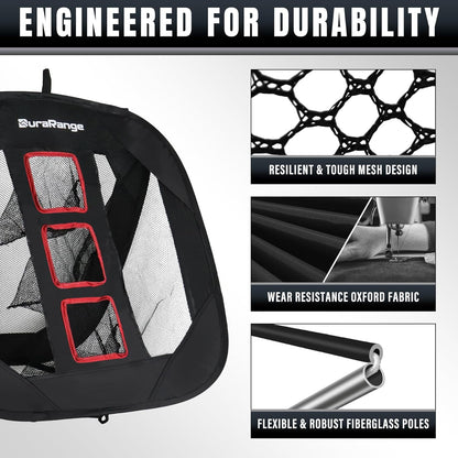 Pop-Up Golf Chipping Net for Short Game Practice