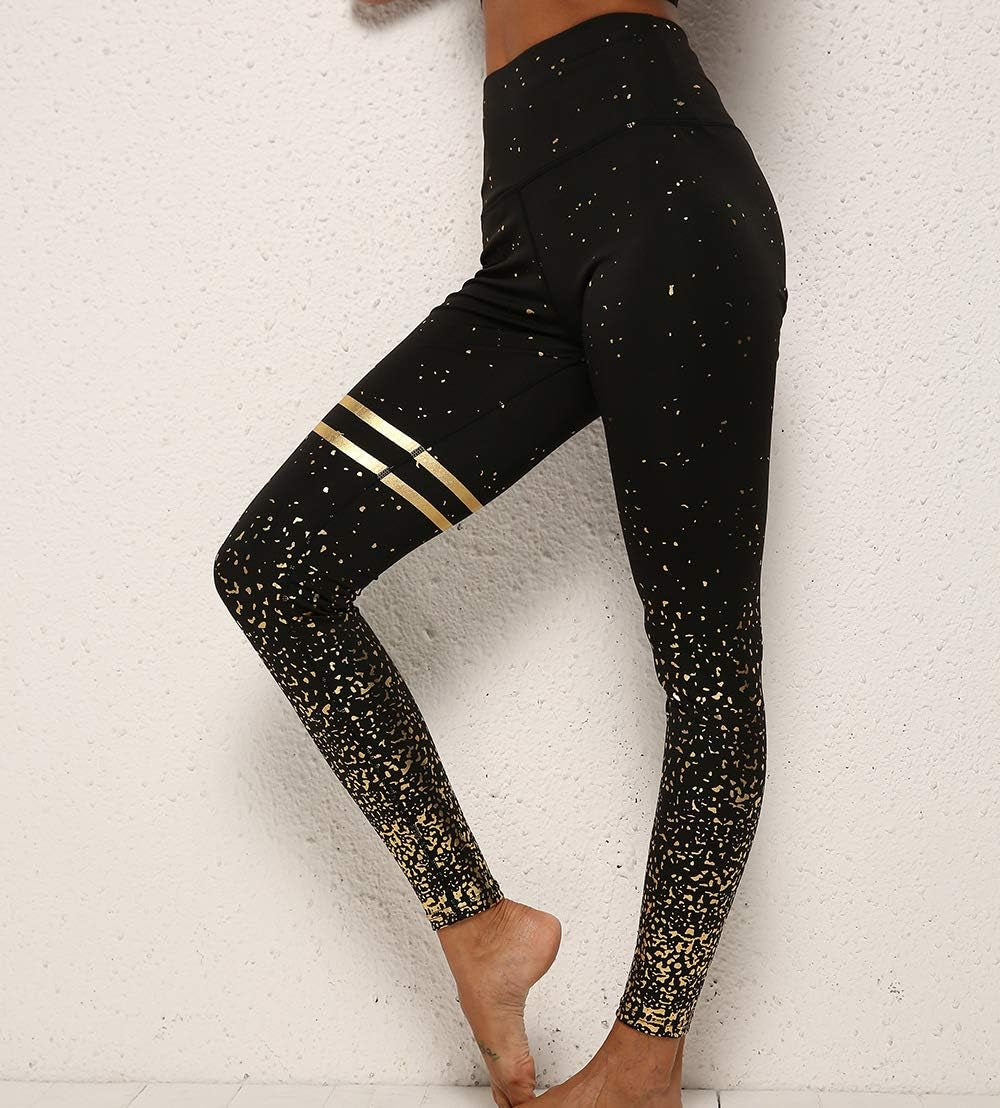DEEWISH Hosen Damen, Frauen Leggings Hose Yogahose Sport-Leggings Jogginghose | Sport Fitness Workout Leggins | Stretch Yoga Hosen Pants | Sporthose